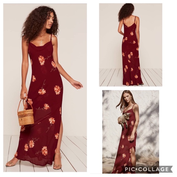 Reformation Dresses & Skirts - Reformation Santiago Dress-Auburn Sz M